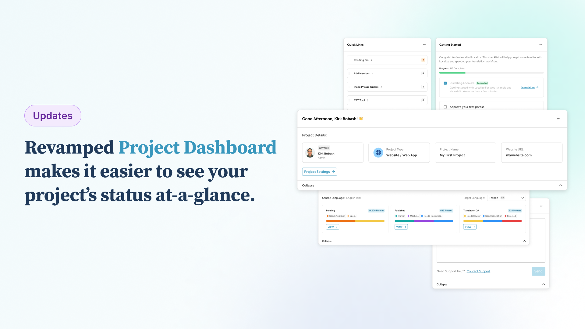 screenshot of Localize
