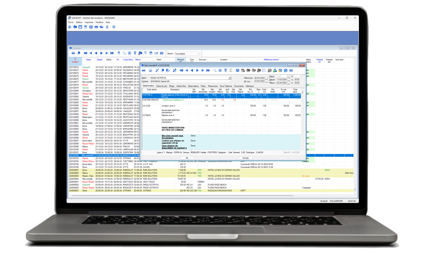 screenshot of Locasyst