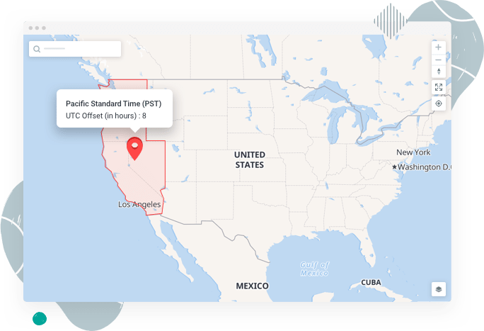 screenshot of LocationIQ