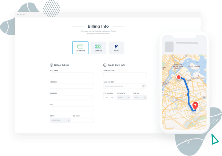 screenshot of LocationIQ