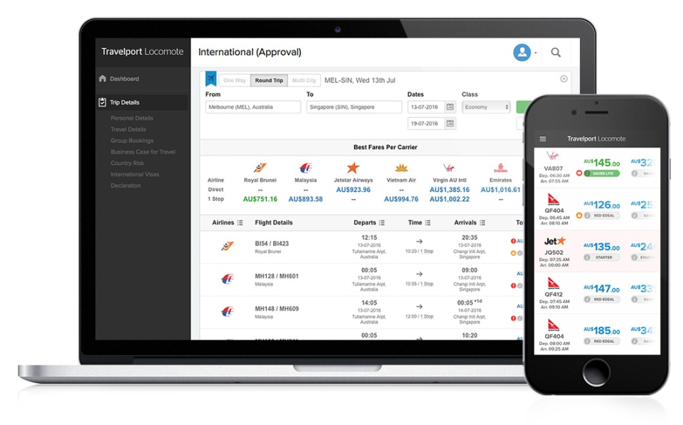 screenshot of Locomote