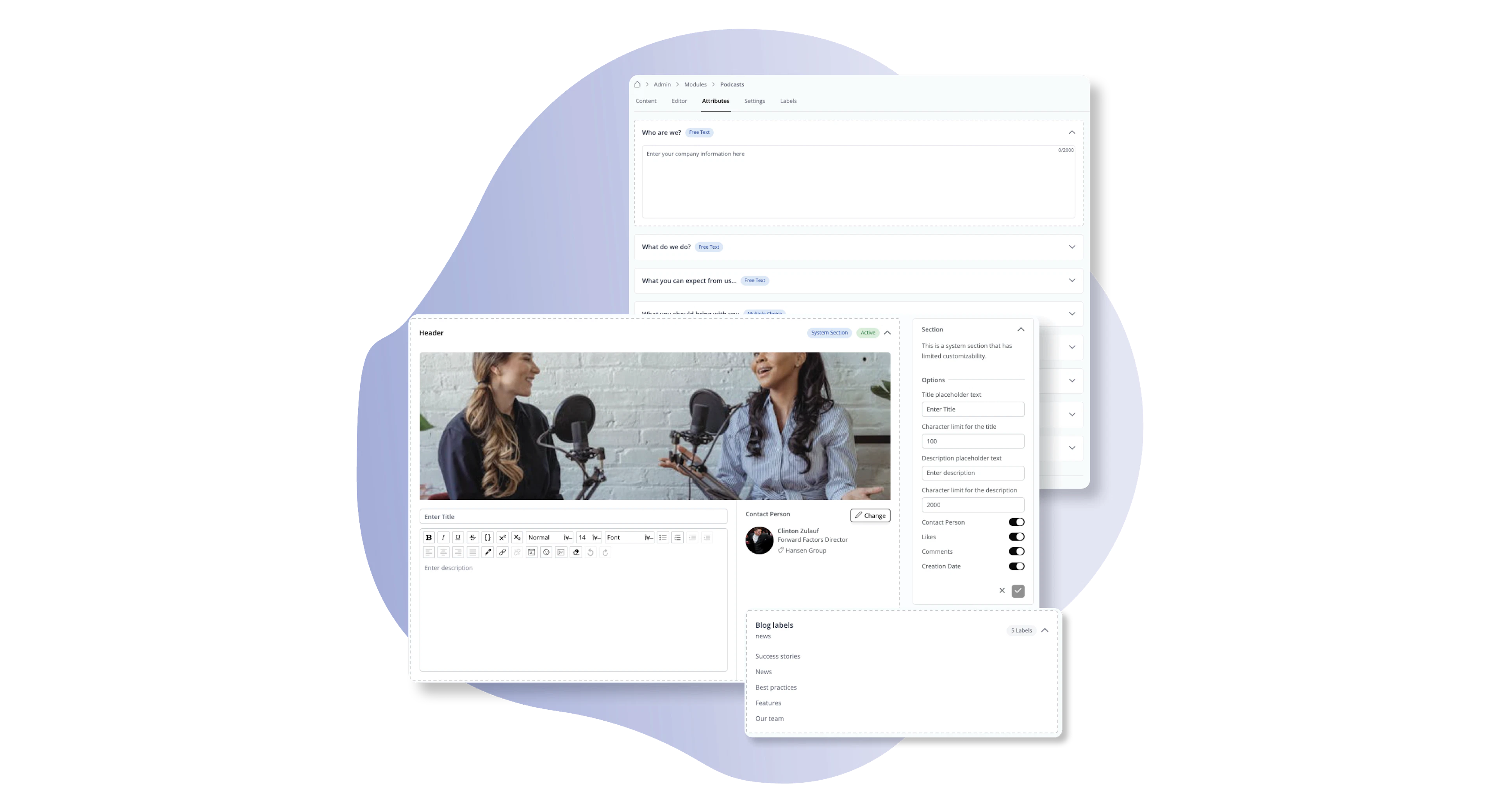 screenshot of LoftOS