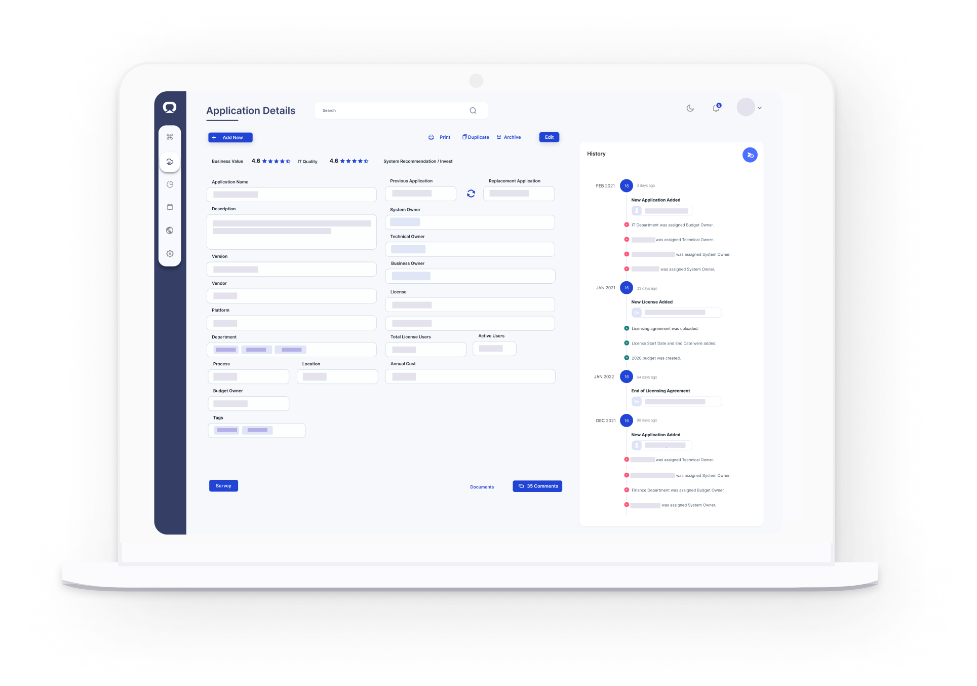 screenshot of Loggle