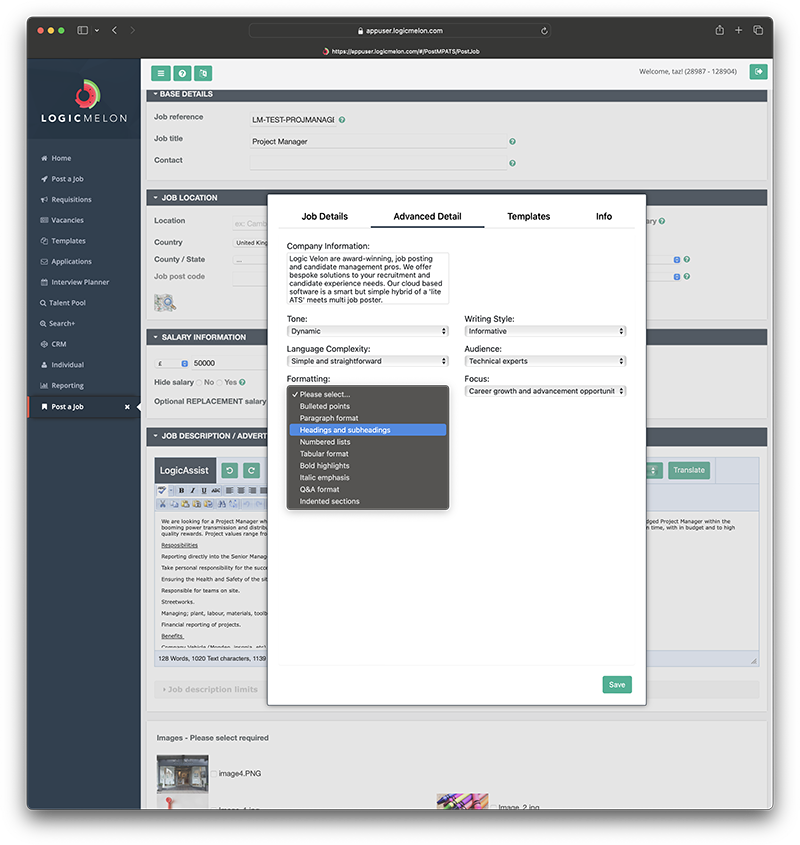 screenshot of LogicMelon