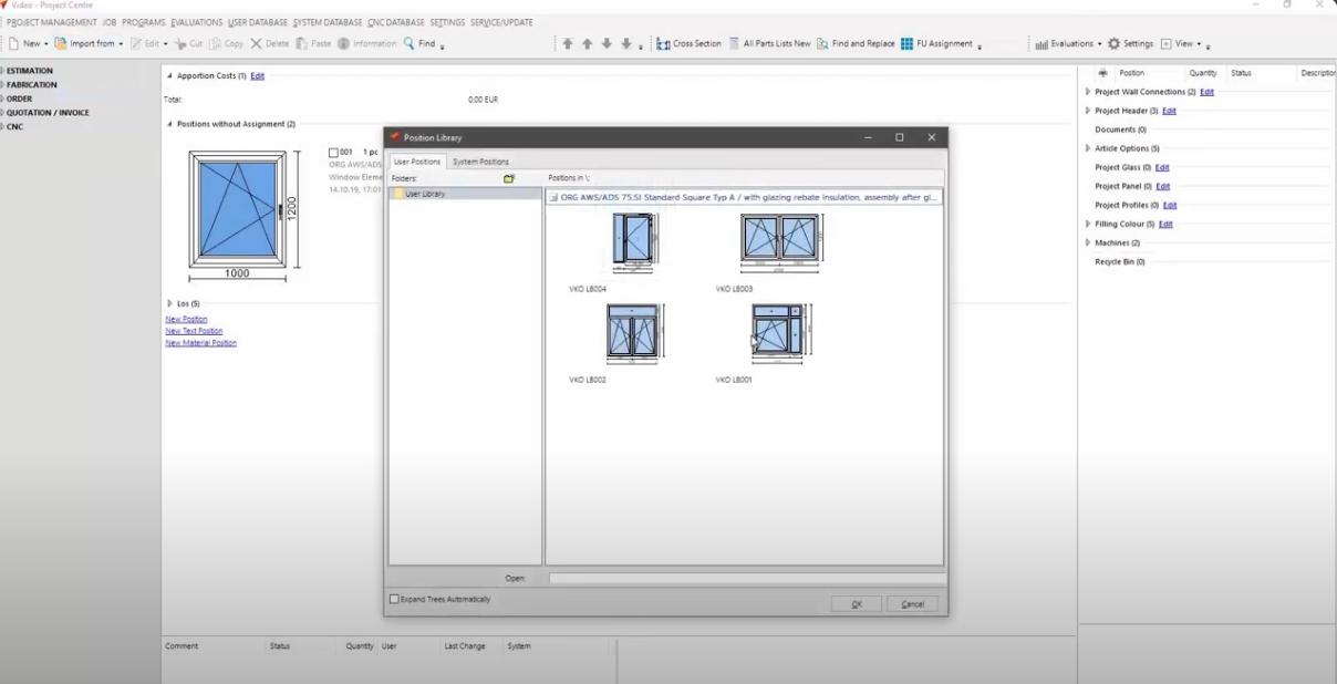 screenshot of Logikal