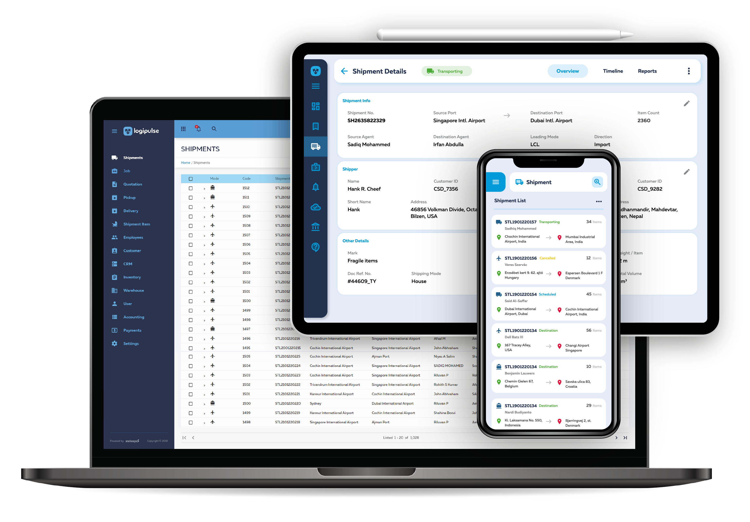 screenshot of Logipulse