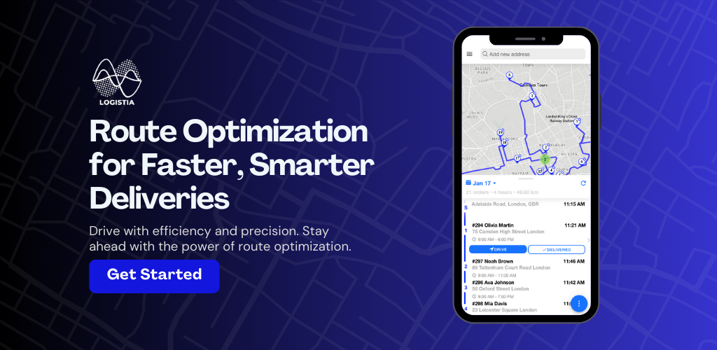 screenshot of Logistia