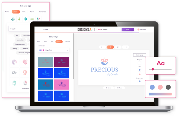 screenshot of Logomaker