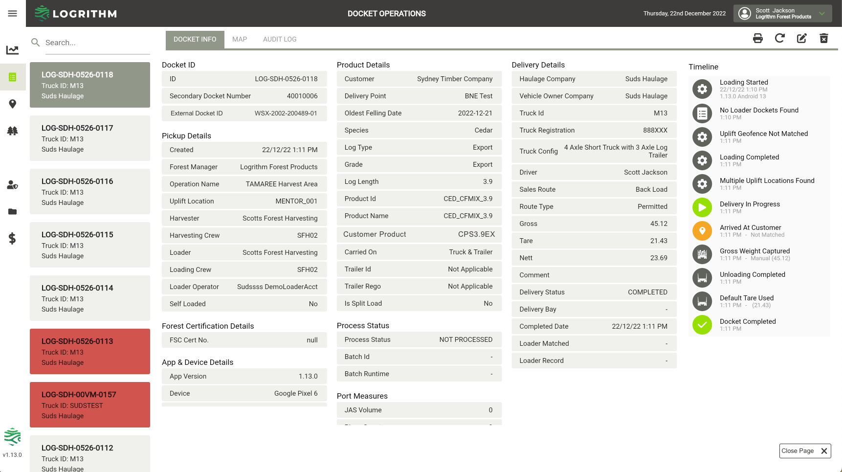 screenshot of Logrithm