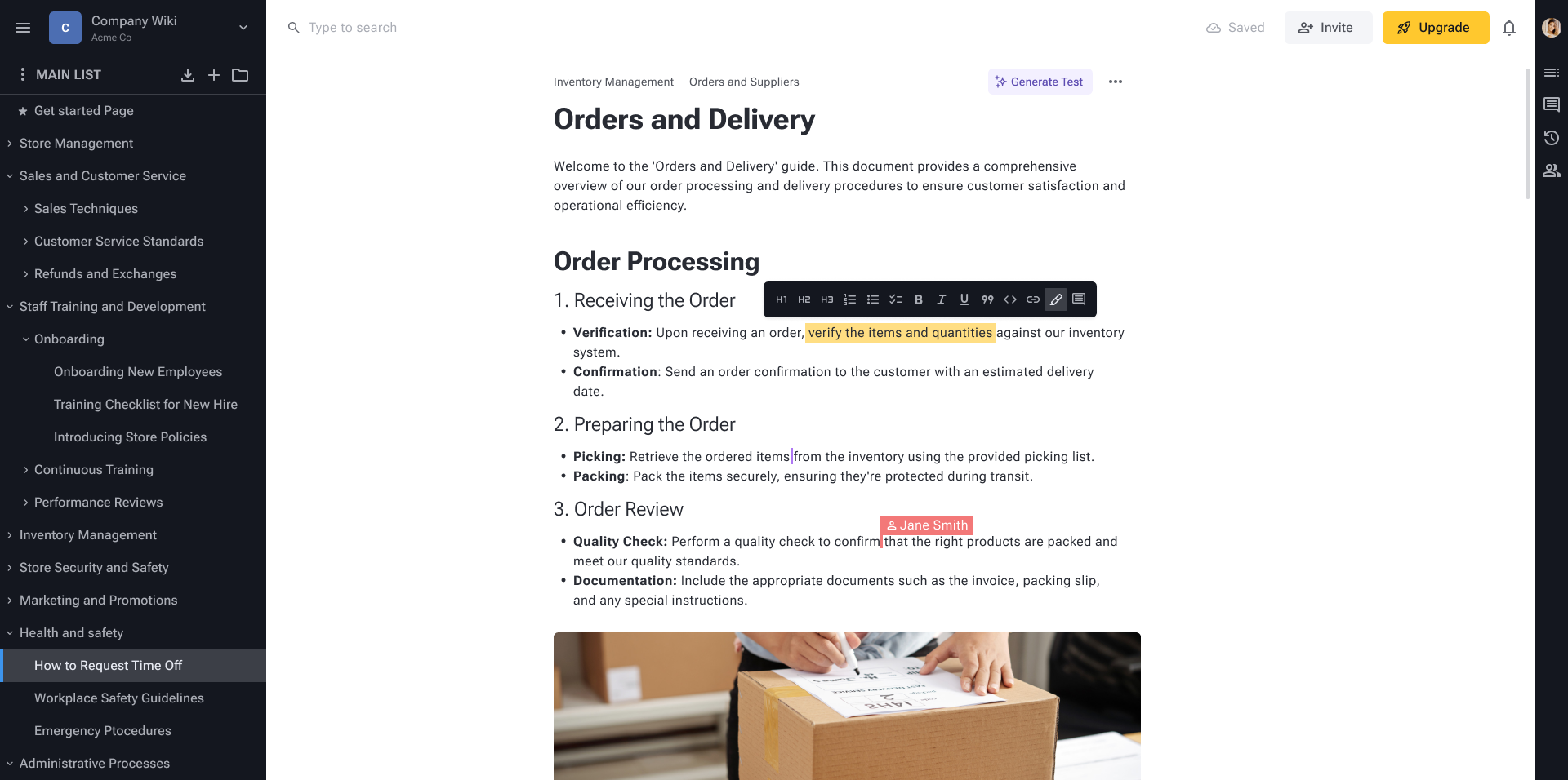 screenshot of Logycore