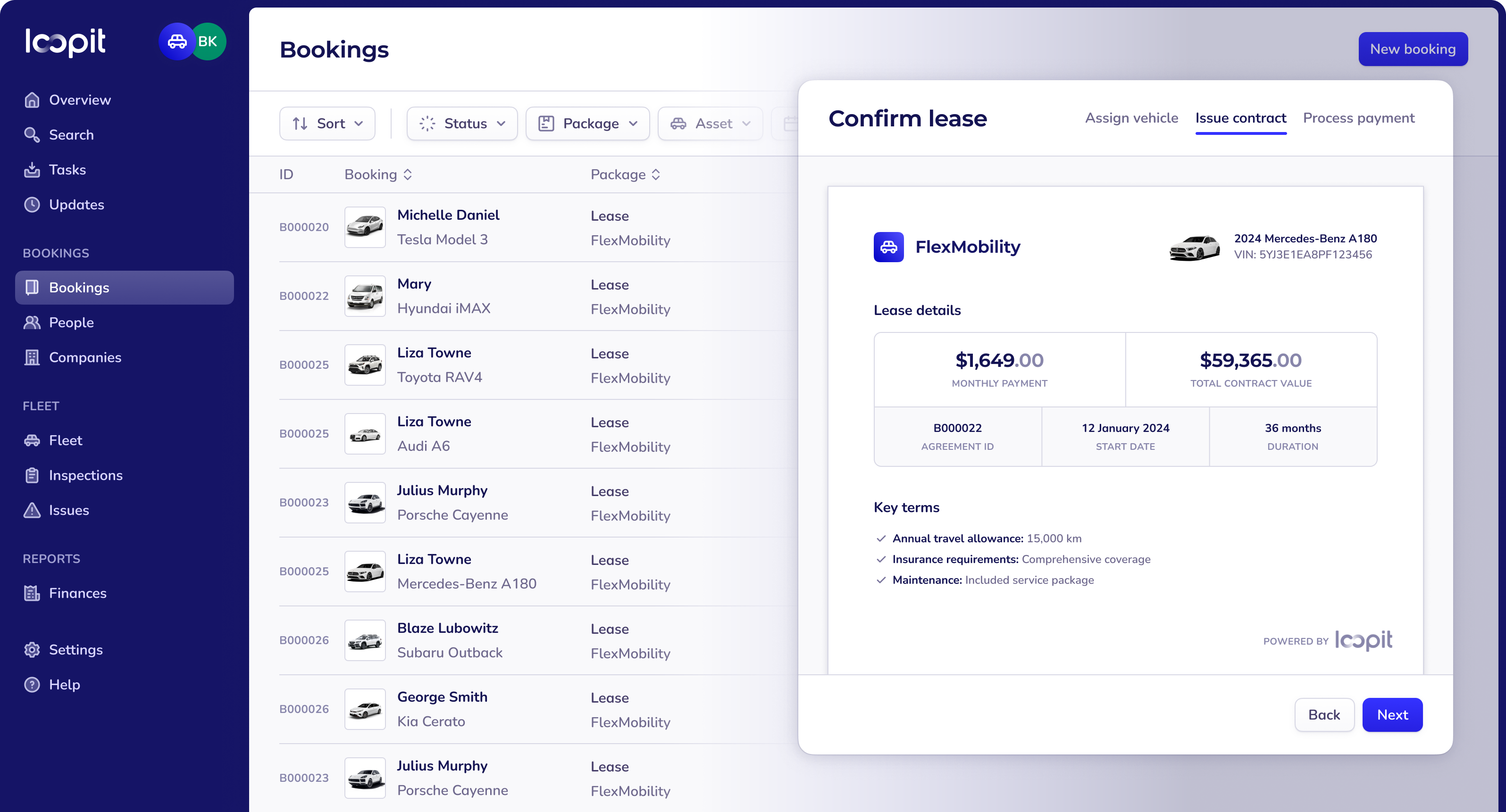screenshot of Loopit