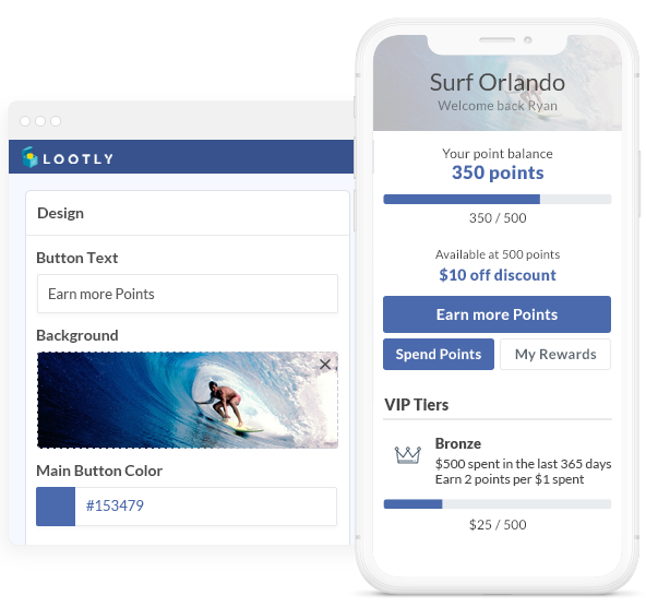 screenshot of Lootly