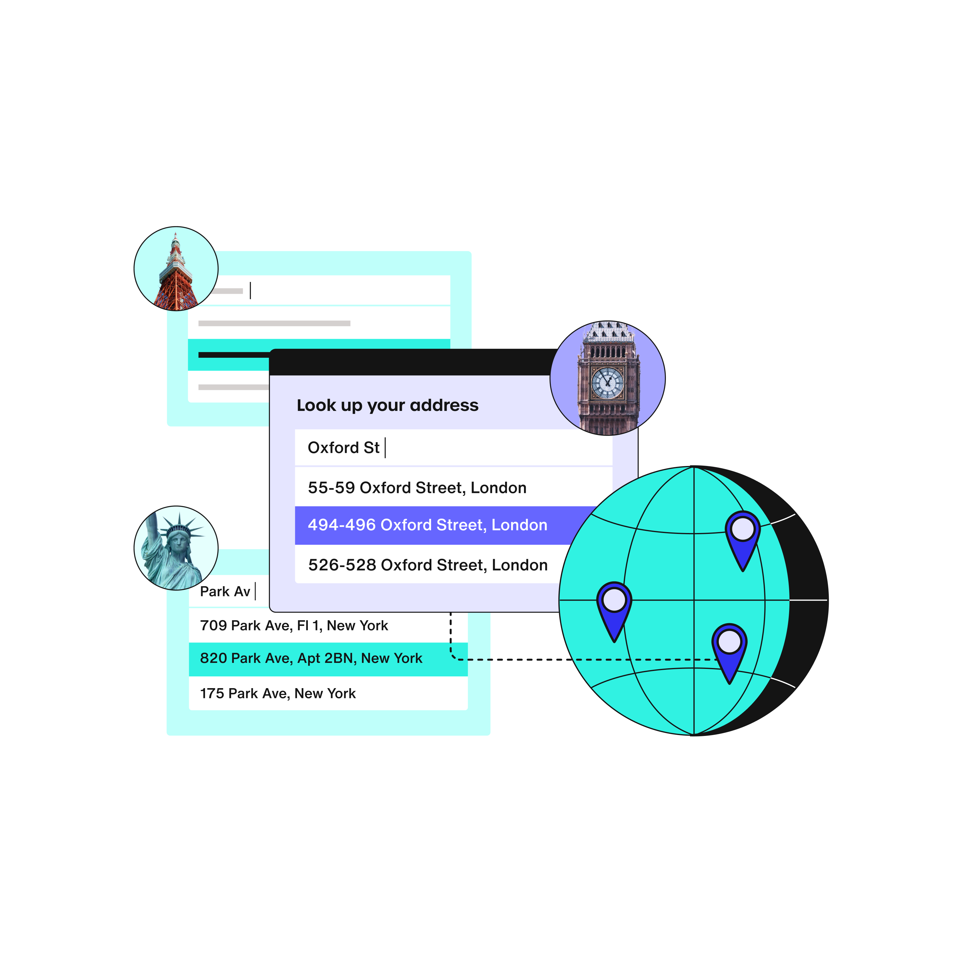 screenshot of Loqate