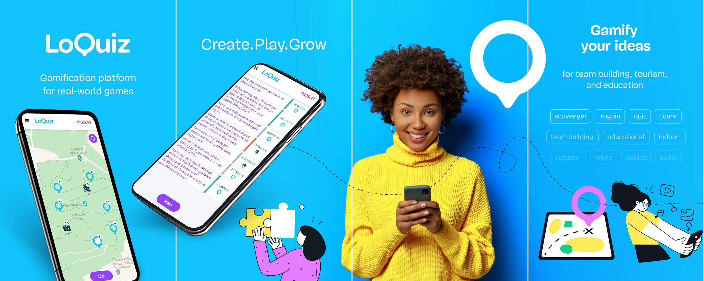 screenshot of Loquiz