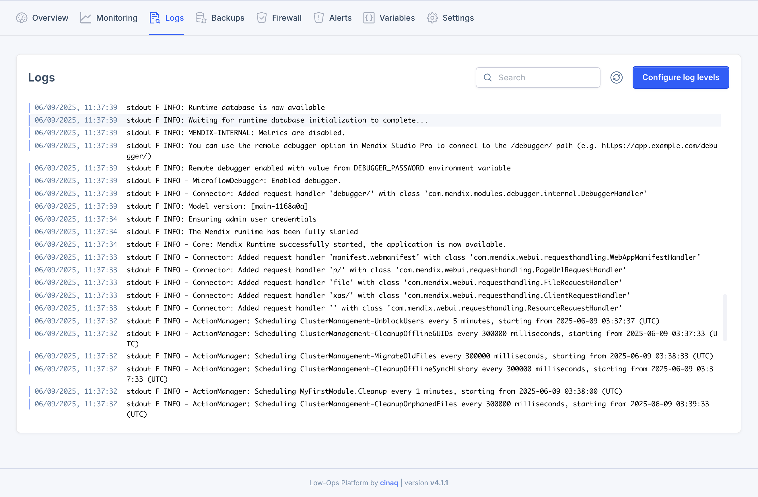 screenshot of Low-Ops