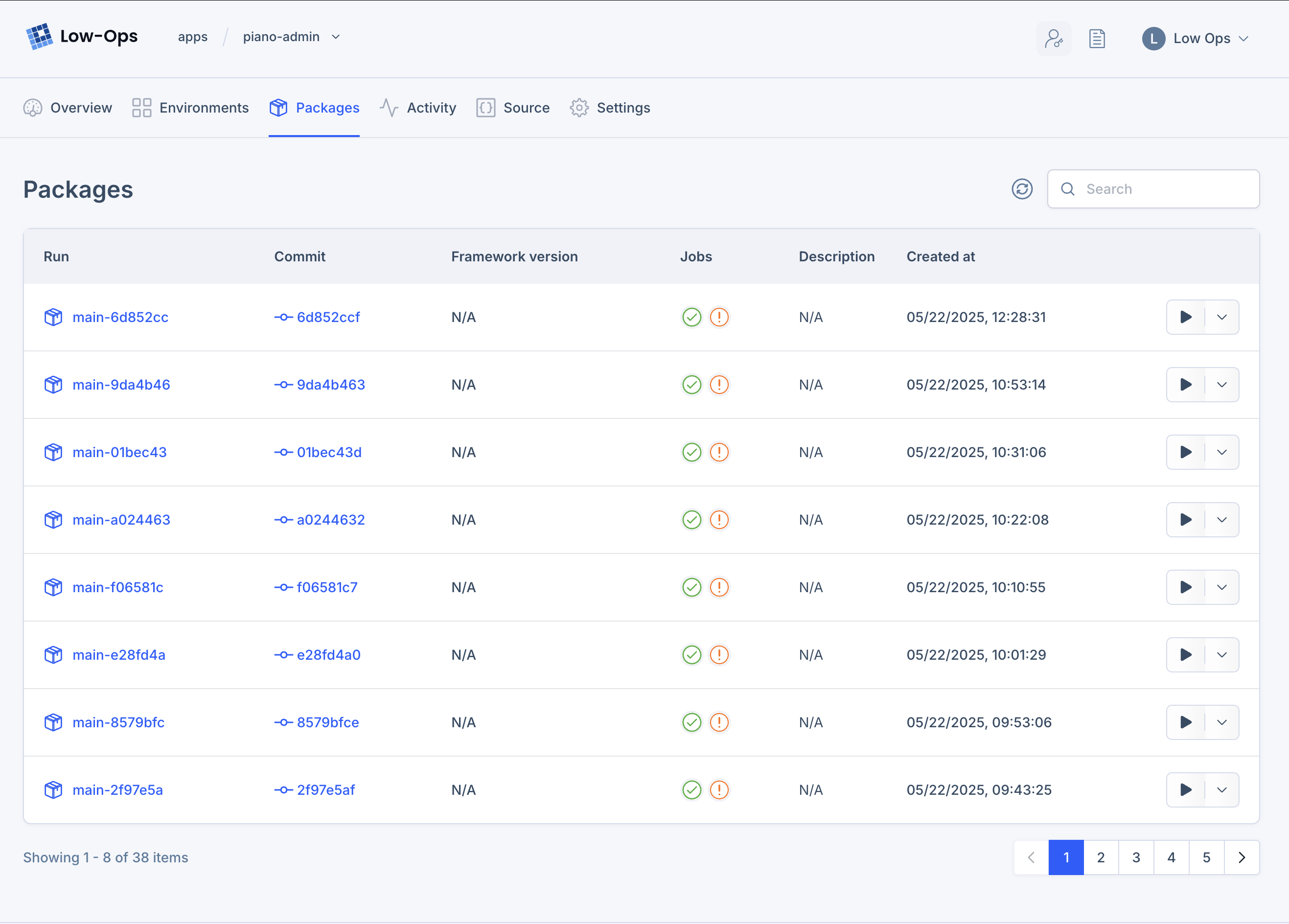 screenshot of Low-Ops
