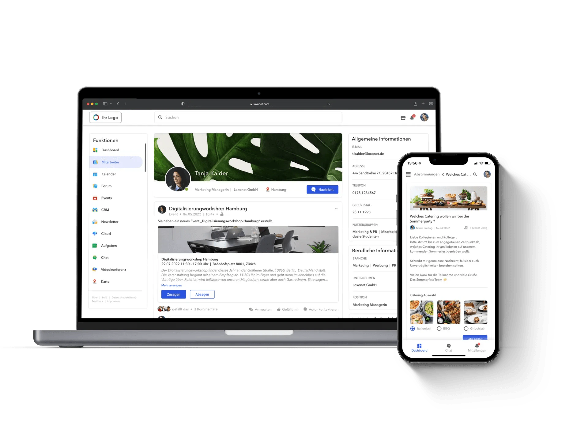 screenshot of Loxonet