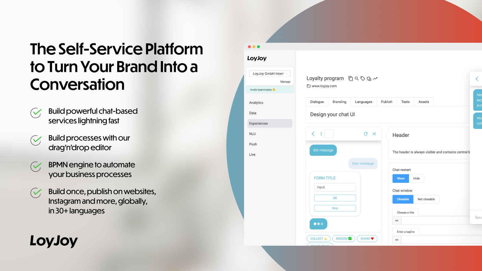 screenshot of LoyJoy