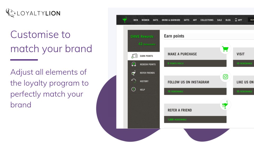 screenshot of LoyaltyLion