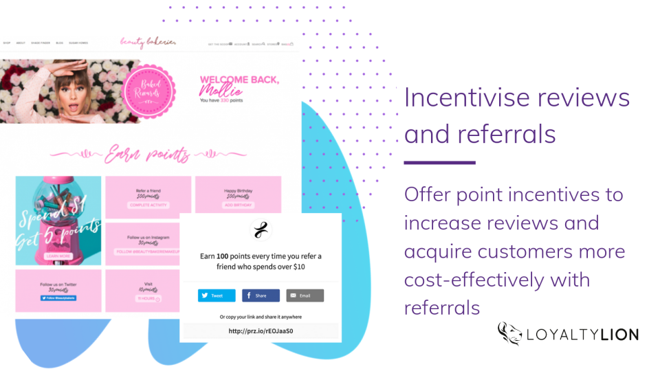 screenshot of LoyaltyLion