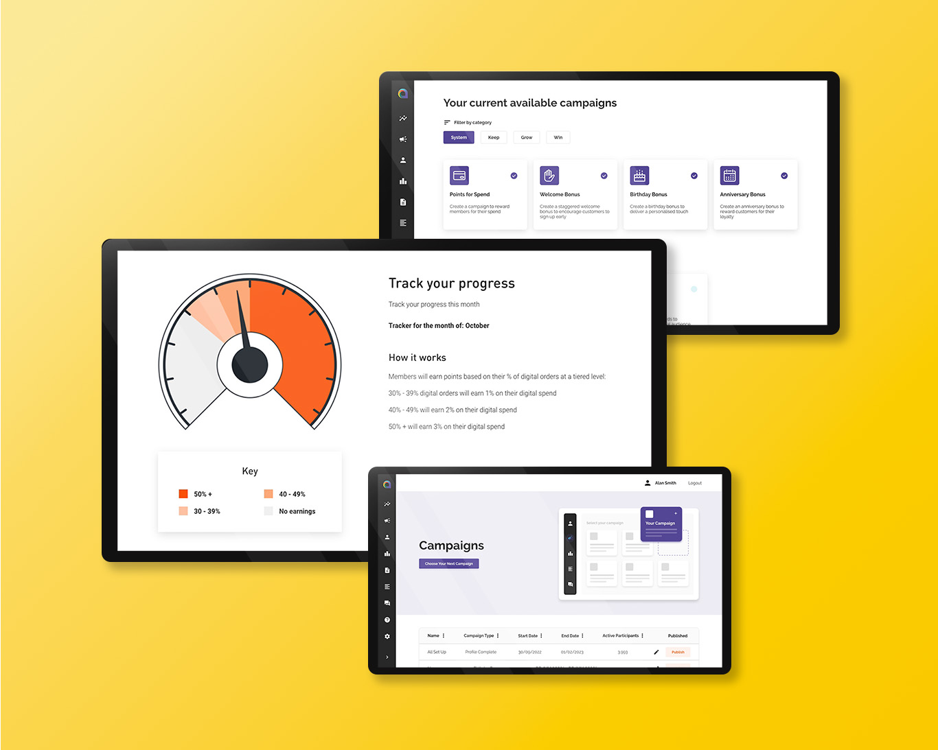 screenshot of LoyaltyStream