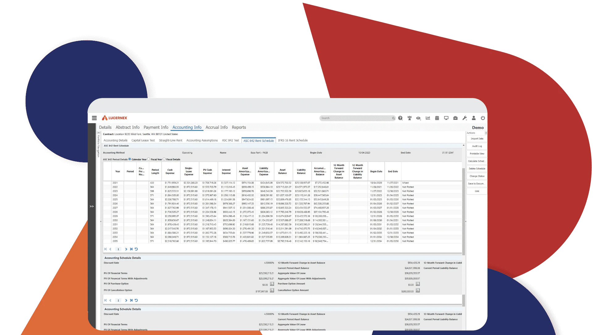 screenshot of Lucernex