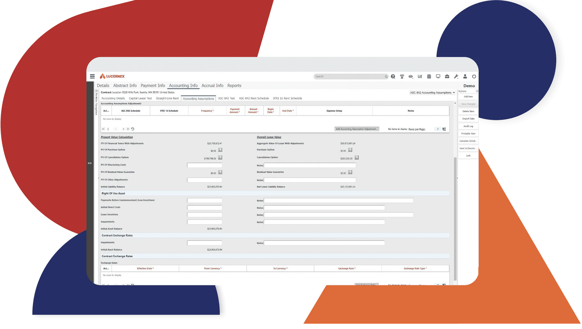 screenshot of Lucernex