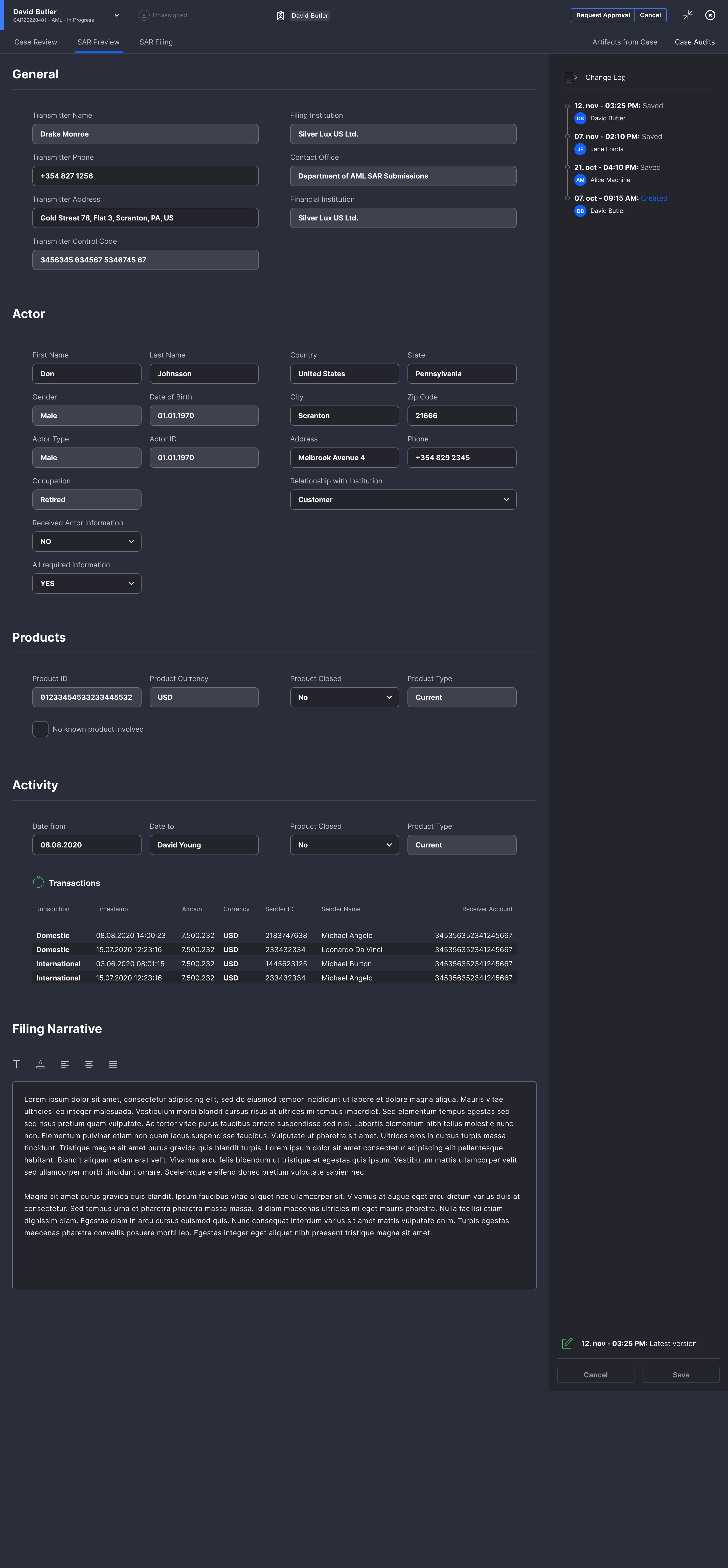 screenshot of Lucinity