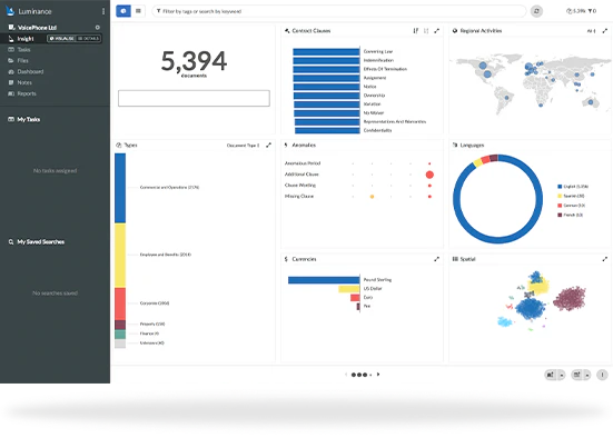 screenshot of Luminance