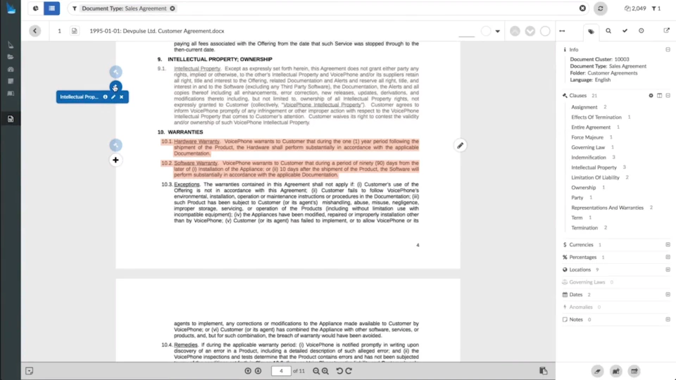 screenshot of Luminance