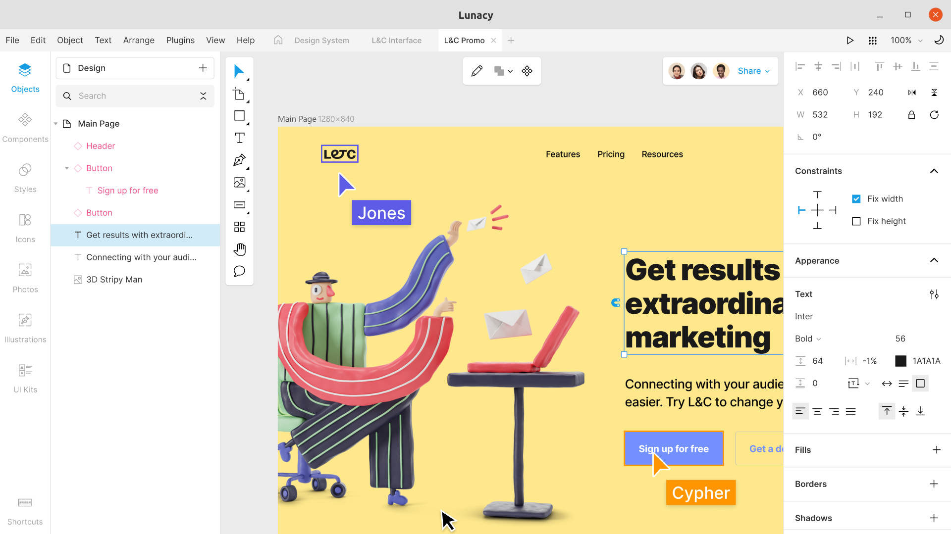 screenshot of Lunacy