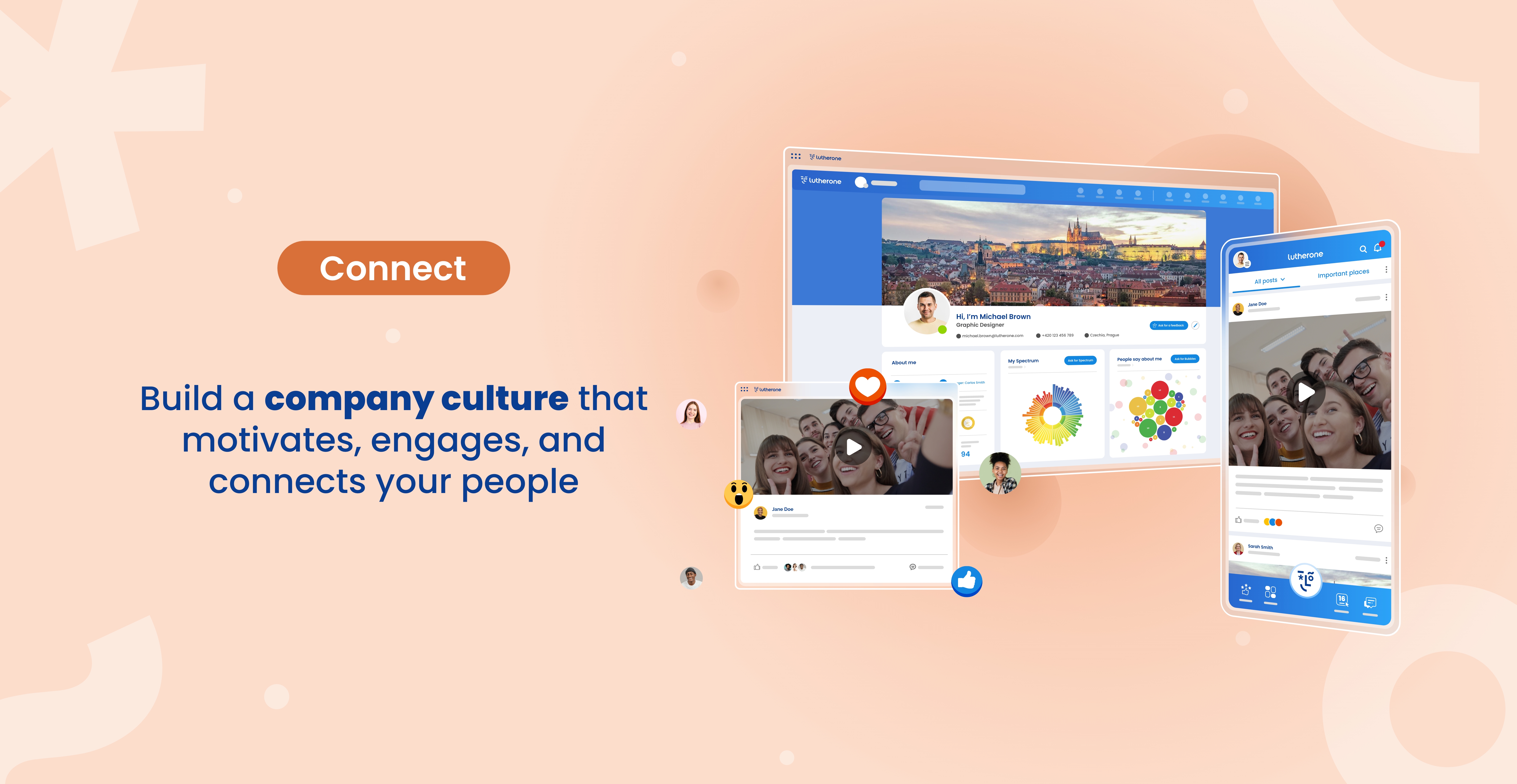 screenshot of LutherOne