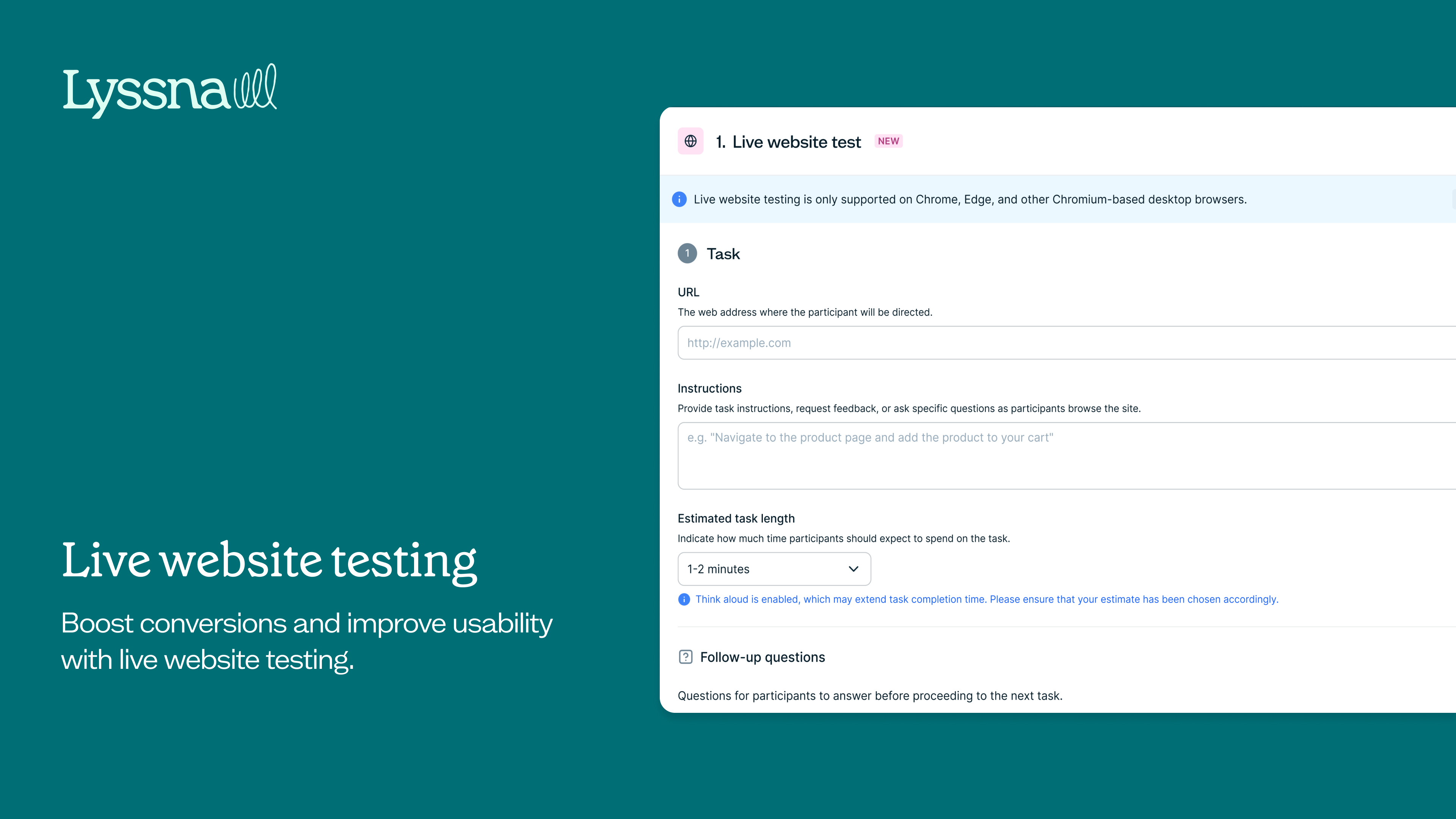 screenshot of Lyssna