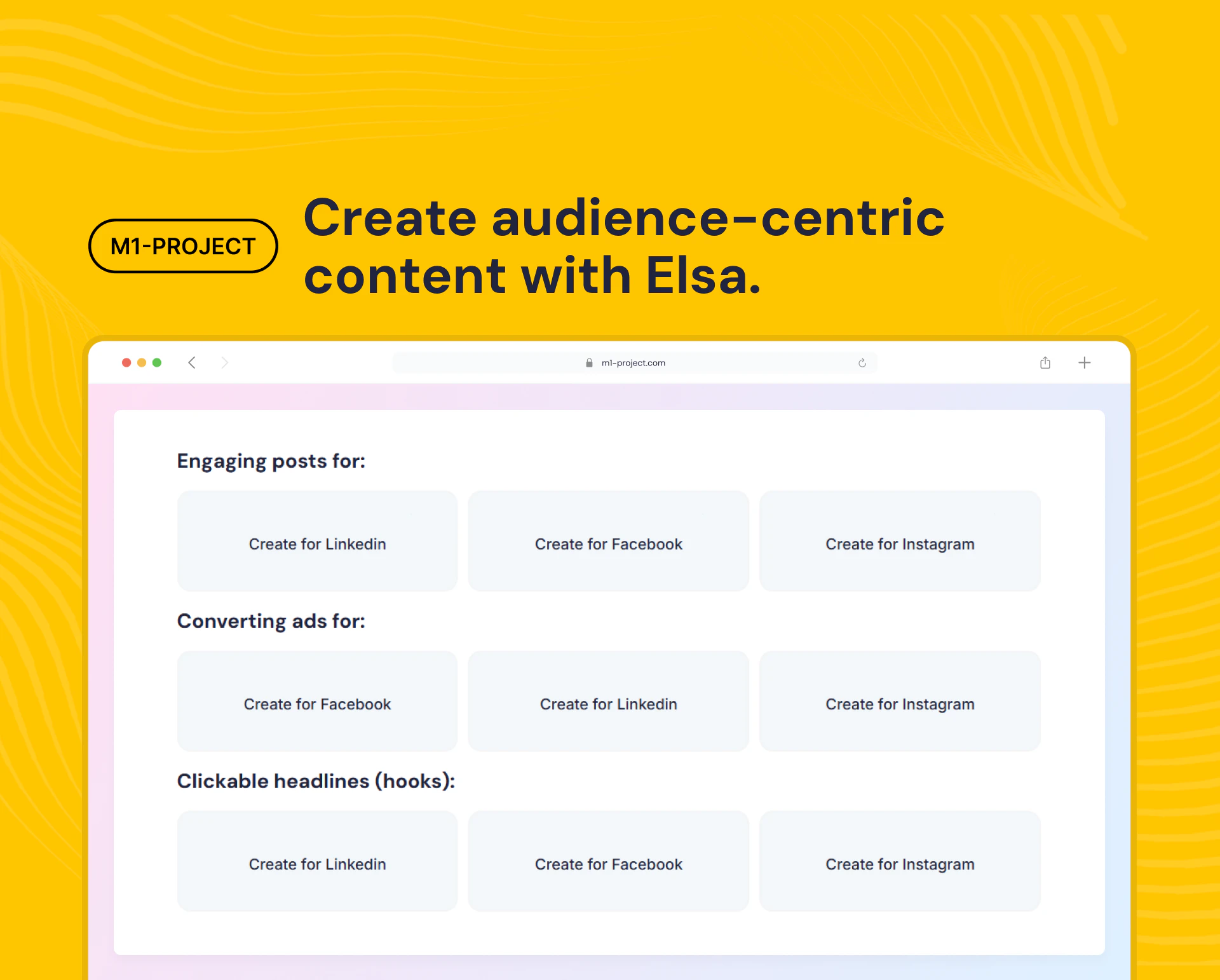 screenshot of M1-project