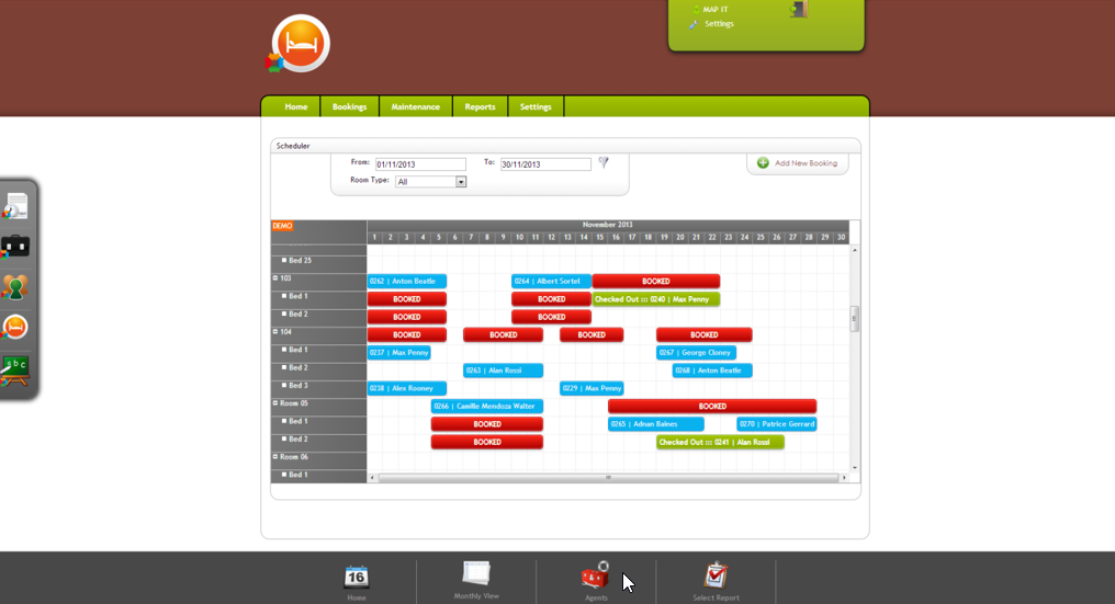 screenshot of MAP.BOOK