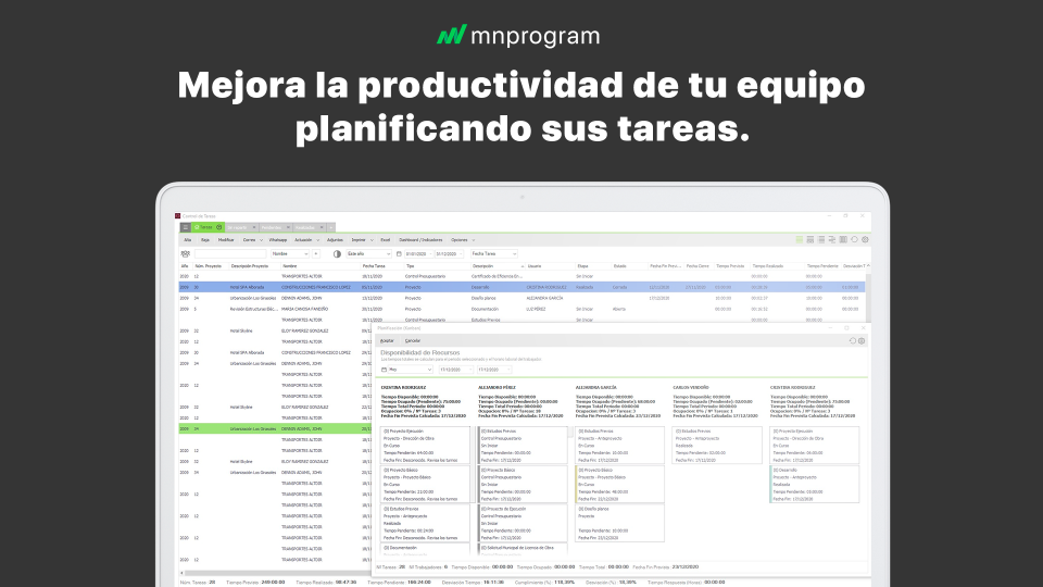 screenshot of MNprogram