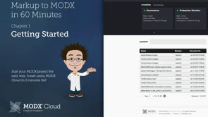 screenshot of MODX