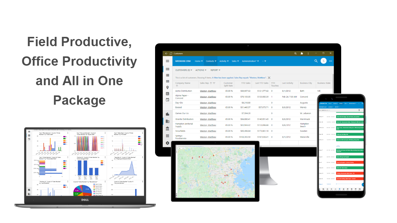 screenshot of MRSware