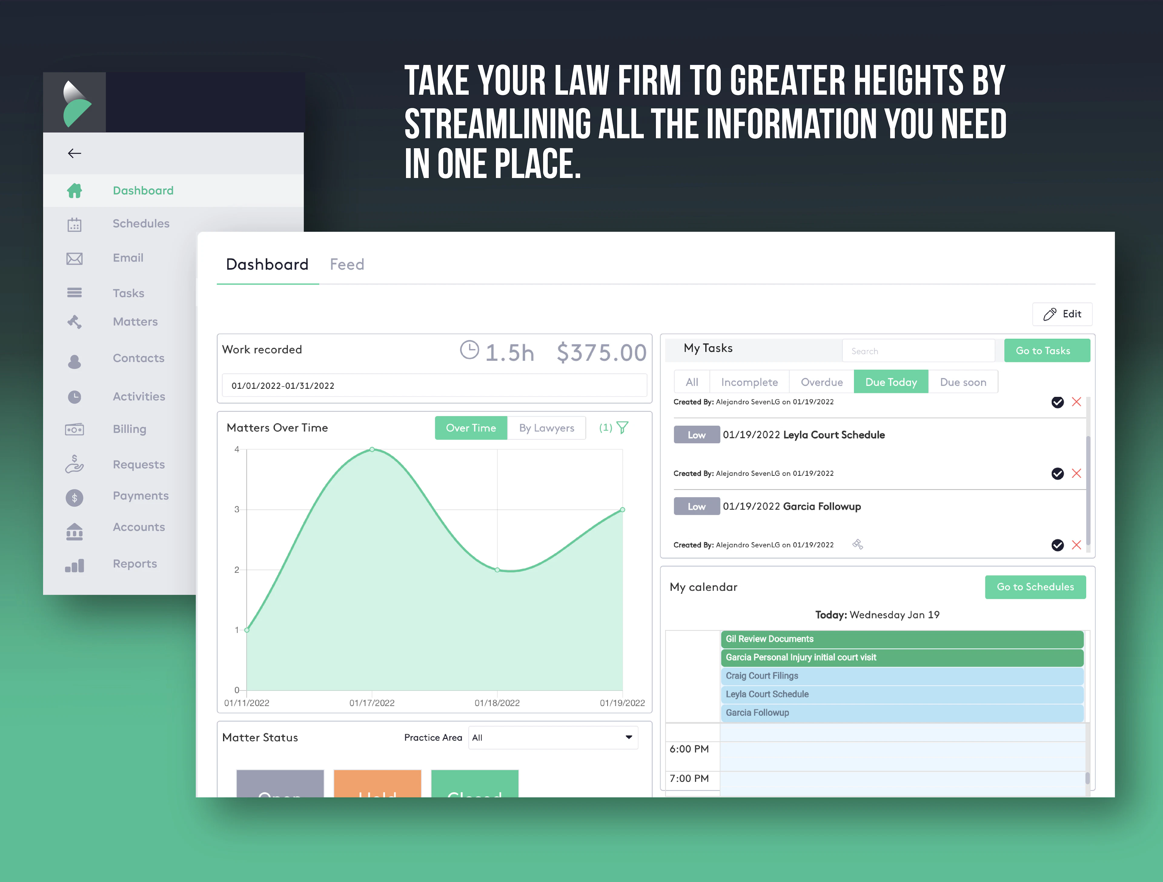 screenshot of Maatdesk