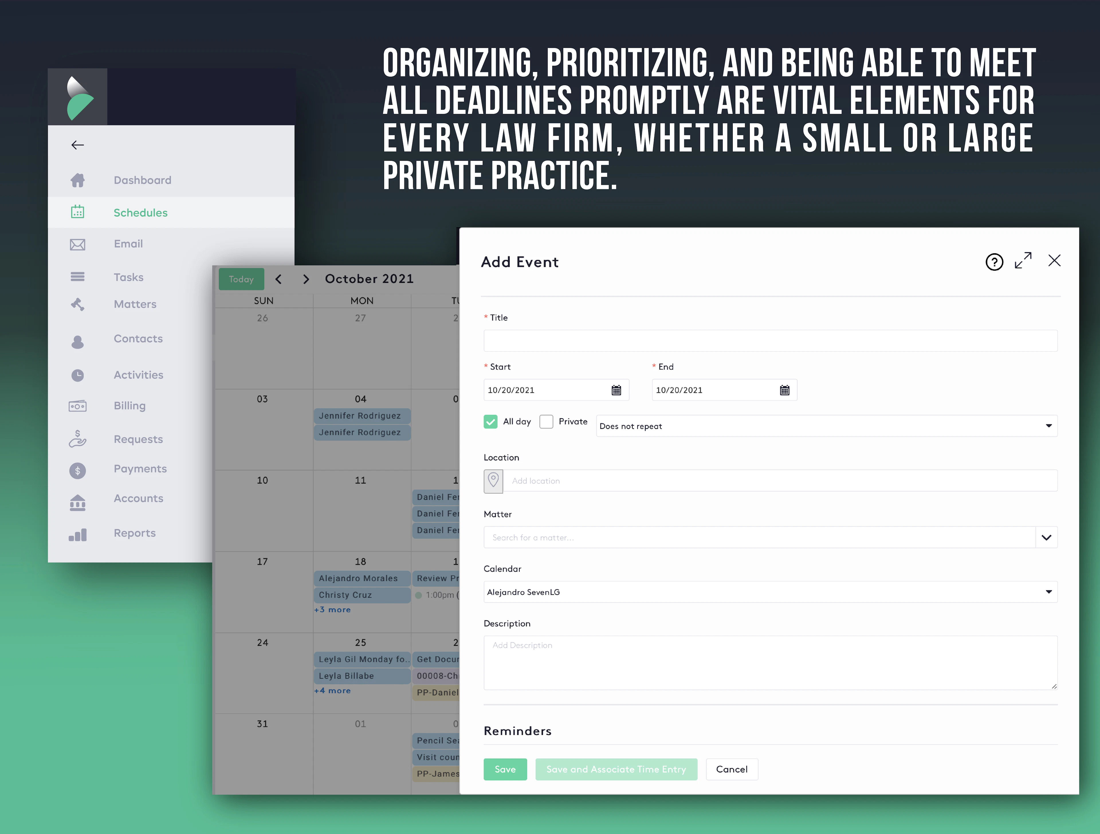 screenshot of Maatdesk