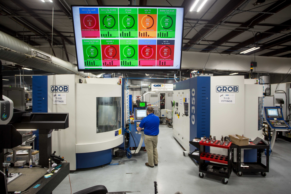 screenshot of MachineMetrics