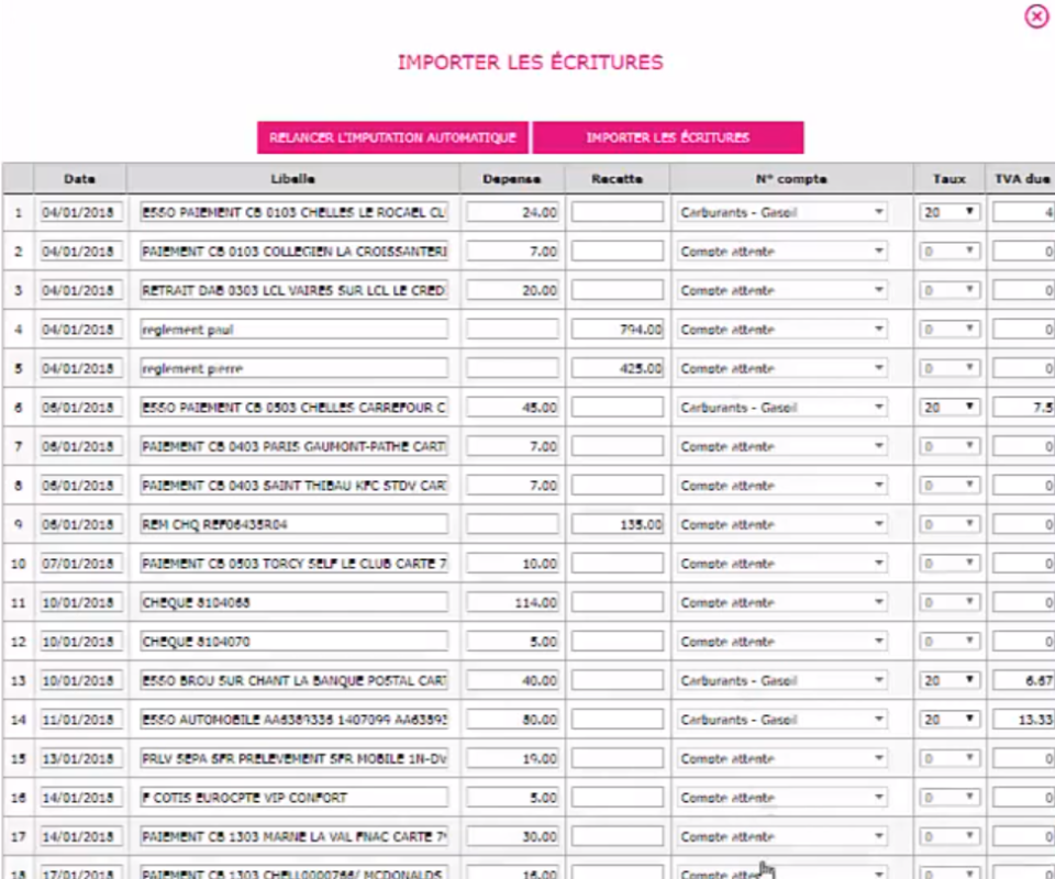 screenshot of Macompta.fr