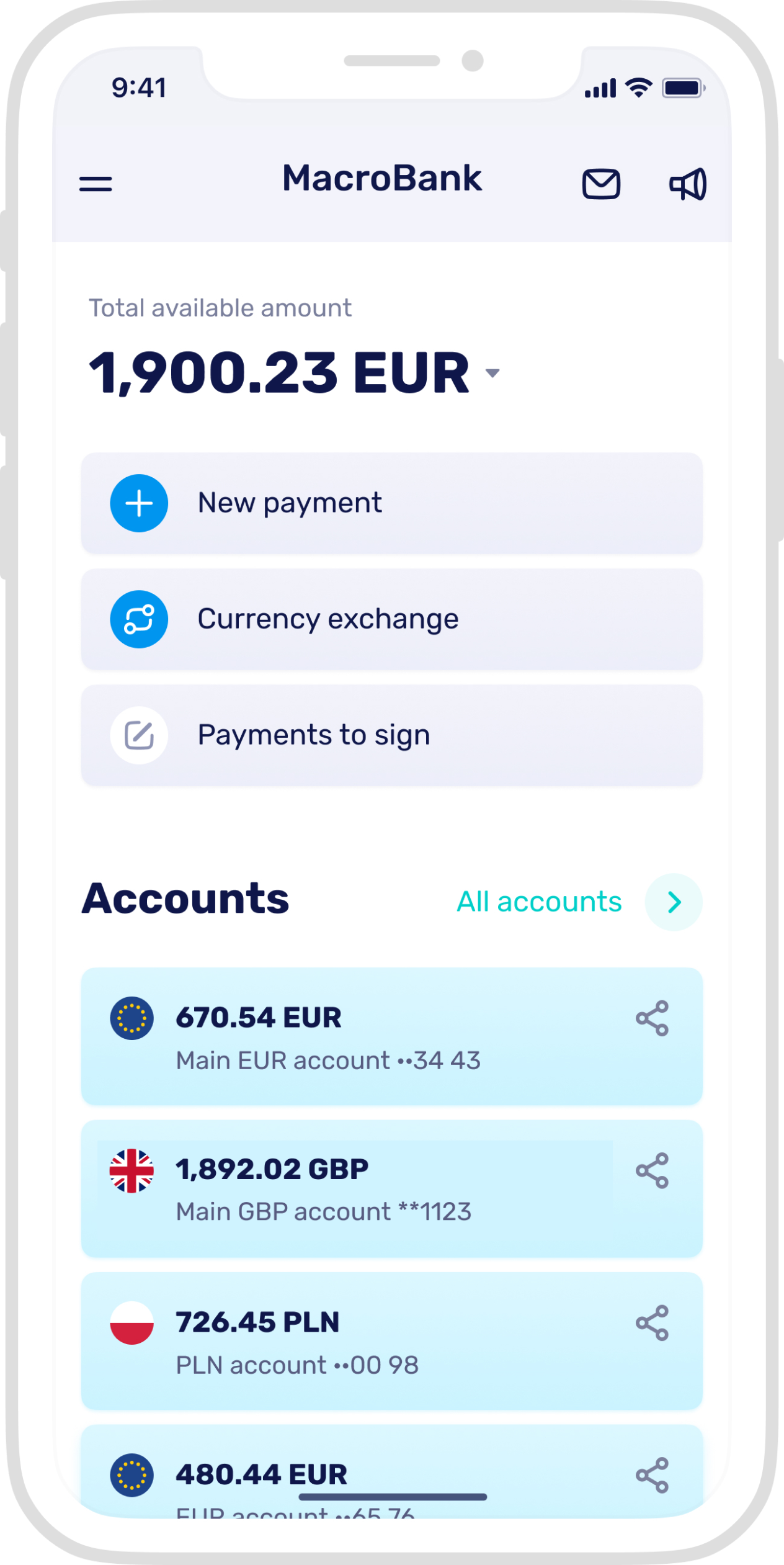 screenshot of Macrobank