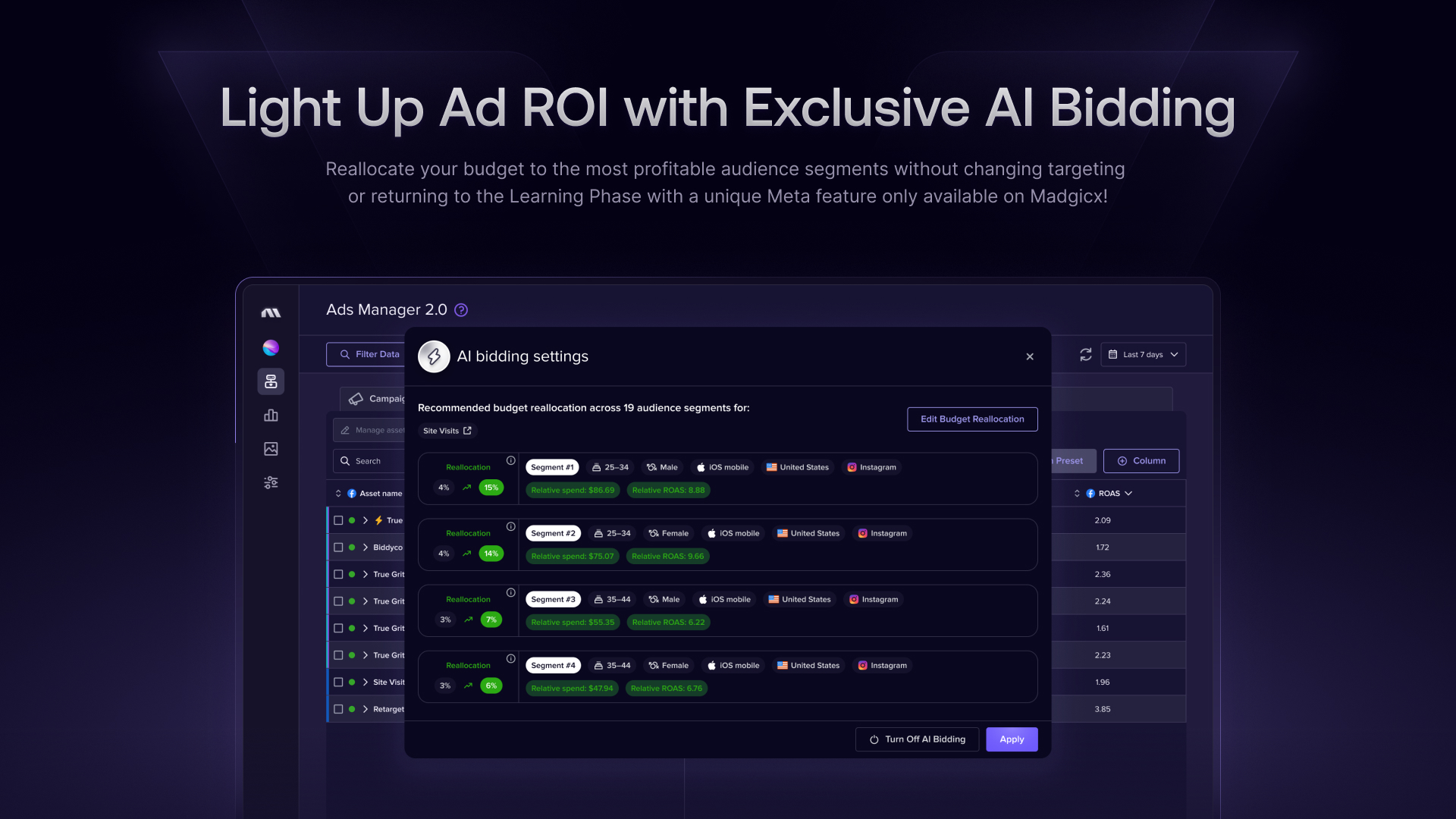screenshot of Madgicx