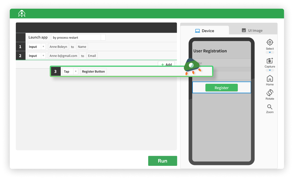 screenshot of MagicPod