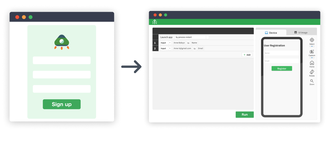 screenshot of MagicPod