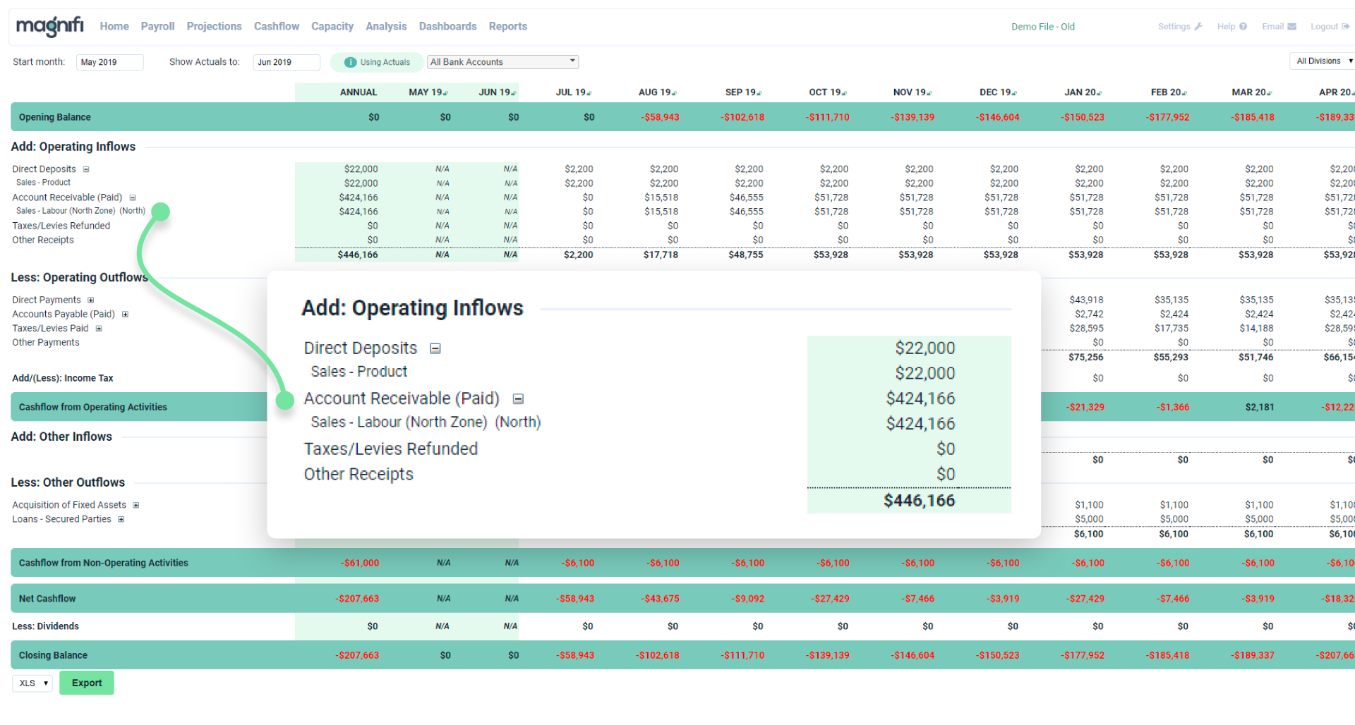 screenshot of Magnifi