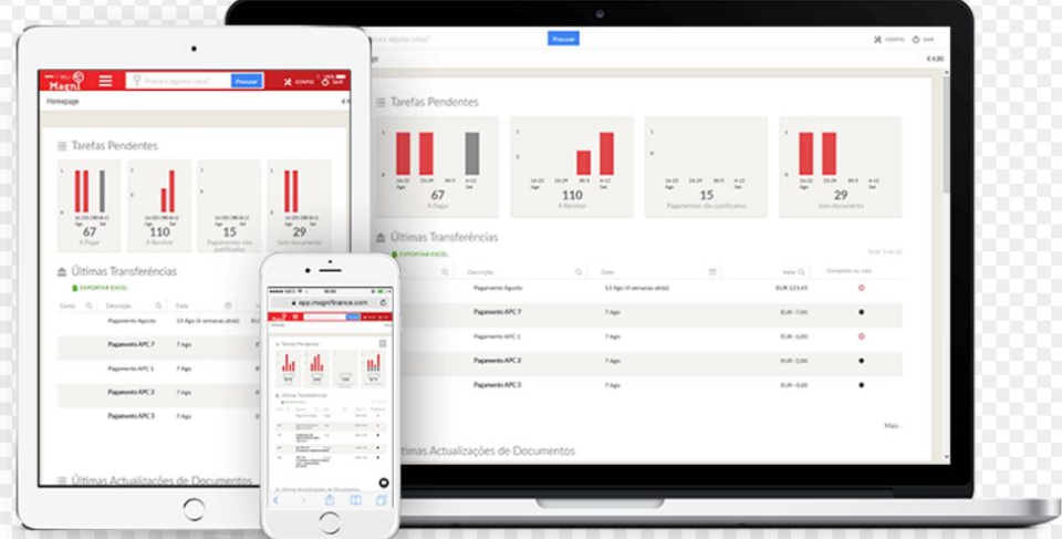 screenshot of Magnifinance