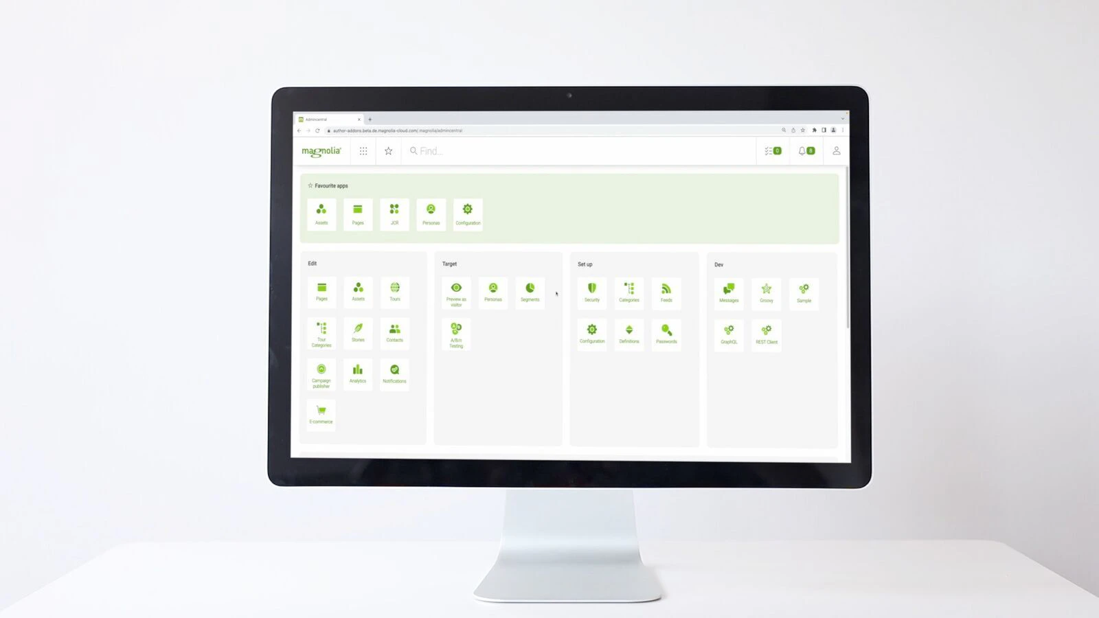 screenshot of Magnolia