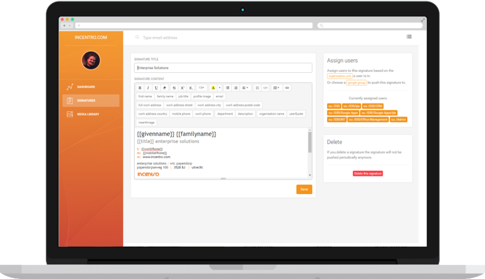 screenshot of MailDoodler